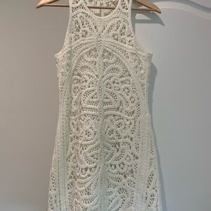 White Maje crochet dress Size 1